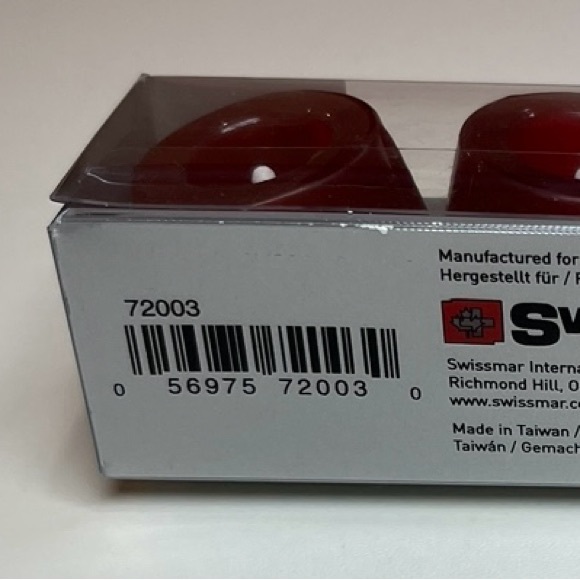Swissmar wine stoppers. 4 pack. Never used and in unopened pack. Color: Burgundy - Picture 7 of 7